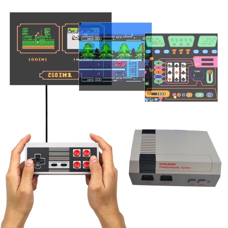 HDMI/AV выход игровой плеер Ретро Мини ТВ портативная видео игровая консоль для Nes