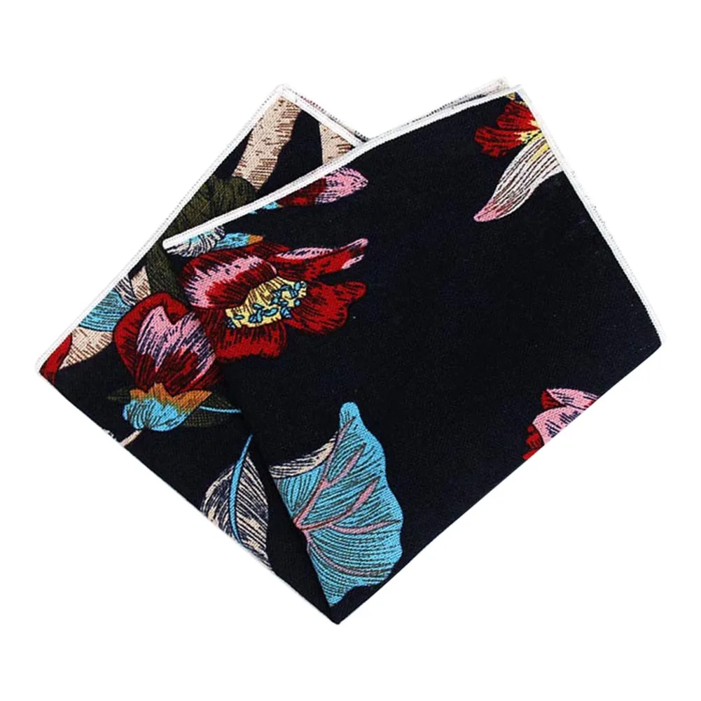 Для мужчин карман квадратный платок с цветочным принтом для Свадебная вечеринка Бизнес костюм TT @ 88