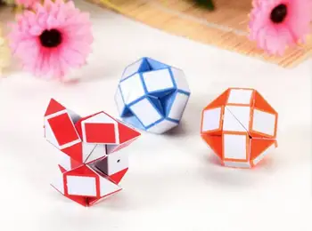 

3pcs baby plastic Jigsaw board Kids Child Mini cube Magic ruler ABS puzzles children educational toys supply Free shipping