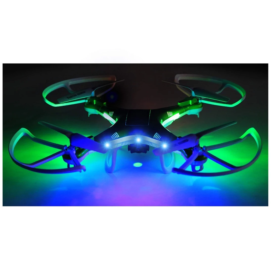 

JJRC H5P FPV Quadcopter 4 CH 6 Axis Gyro 2.4GHz RC Drone with 200W HD Camera CF Mode 3D Eversion LED Light (Green)