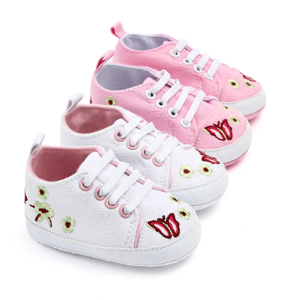 

Baby Shoes Embroidered 0-1 Years Old Baby Soft Bottom Toddler Shoes Sports Shoes Baby Walking Shoes