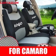 Cartailor Тюнинг автомобилей сиденье протектор подходят для Chevrolet Camaro 2011 сиденье поддерживает подушки сетки сидений автомобилей Аксессуары