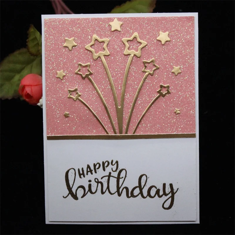 Summertime Slimline Card Metal Cutting Dies Scrapbook Paper DIY Craft Decoration