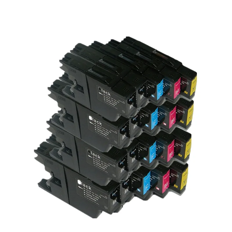 4SET 4BK Замена LC17 LC77 LC79 LC450 LC1280 чернильные картриджи для Brother MFCJ6910DW MFCJ6710DW MFCJ5910DW MFCJ6510DW MFCJ435W - Цвет: 4SET 4BK