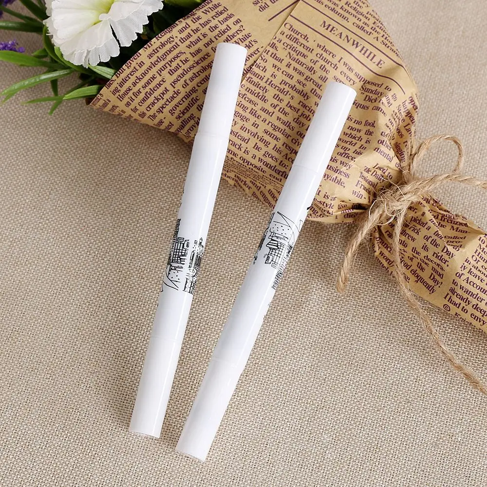 Professional Liquid Eyeliner Pen Beauty Make Up Black Eye Liner Pencil Long Lasting Water-Proof Double Sides Stamp Eyeliner