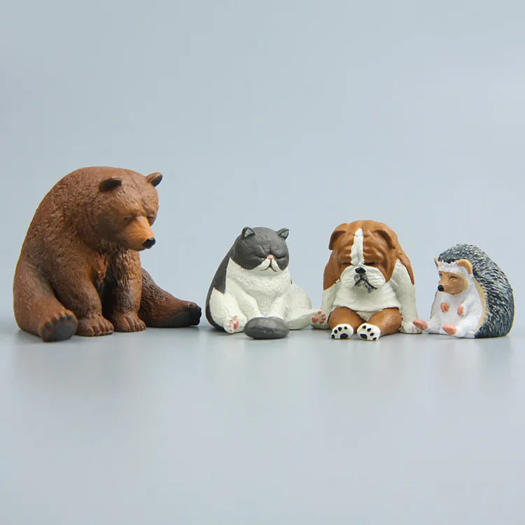 Фигурка японского аниме 2 4 см серия zakka T ARTS сидящая версия Коллекционная модель