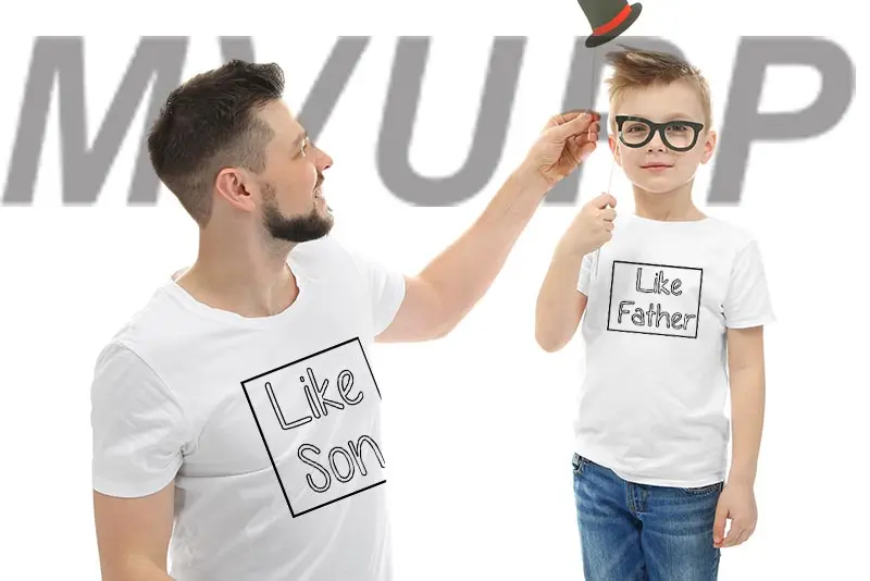 Одинаковая одежда для папы и сына, семейная футболка для папы и сына одежда для папы и ребенка летний большой маленький брат