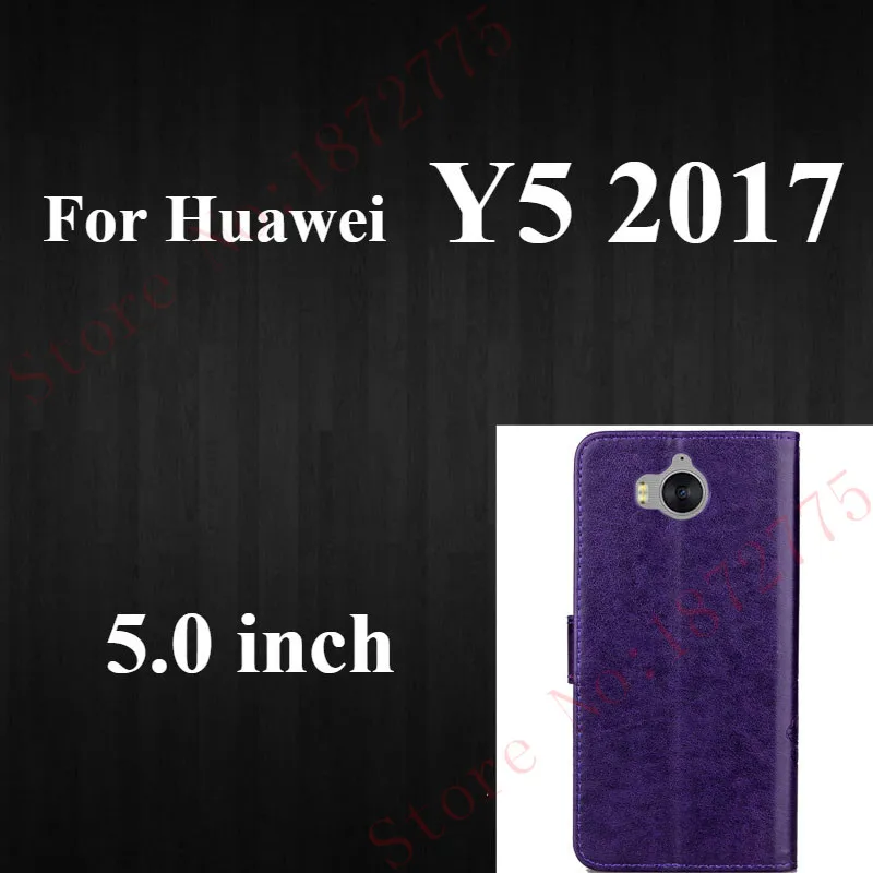 Case For Huawei P20 P8 P10 P9 Lite Mini Honor 9 5A 6A 8 5C 7C 6X Mate 10 Lite Y3 Y5 II Y9 Y6 7A Pro P Smart Flip Case - Цвет: Huawei Y5 2017