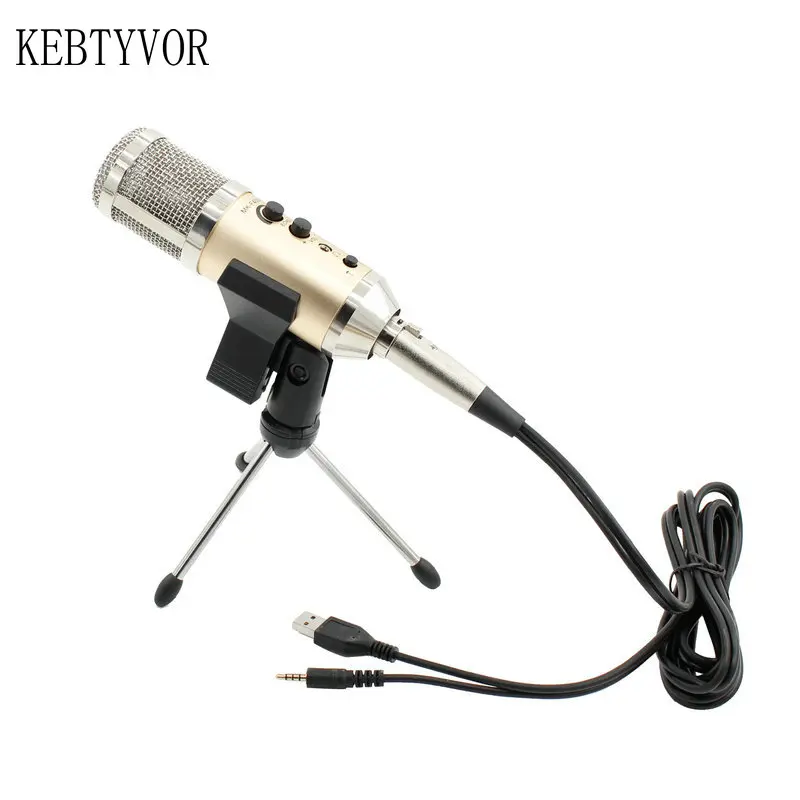 

MK-F500TL Studio Microphone USB Condenser Sound Recording Add Stand free Driver For Mobile Phone Computer Update MK-F200TL