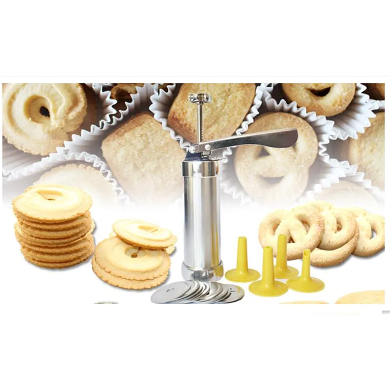 Máquina de Bolo casa Máquina Extrusora Arma Manteiga Molde Do Bolinho de Aço Inoxidável Molde Do Bolinho de Imprensa Máquina Para Cozinha Ferramenta|cake machine|machine formachine machine - AliExpress