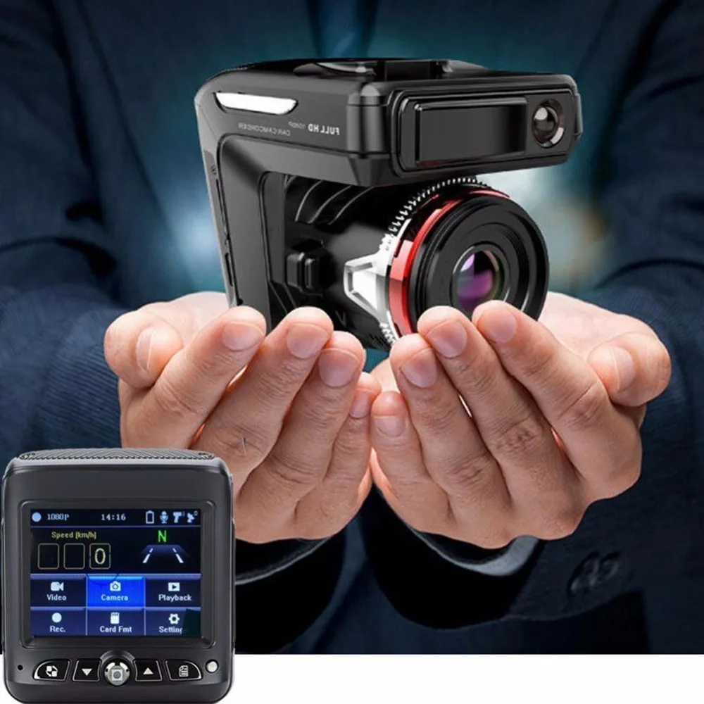 2.4'' Full HD 1080P Car Video Camera Recorder Dash Cam Radar Speed Detector DVR 