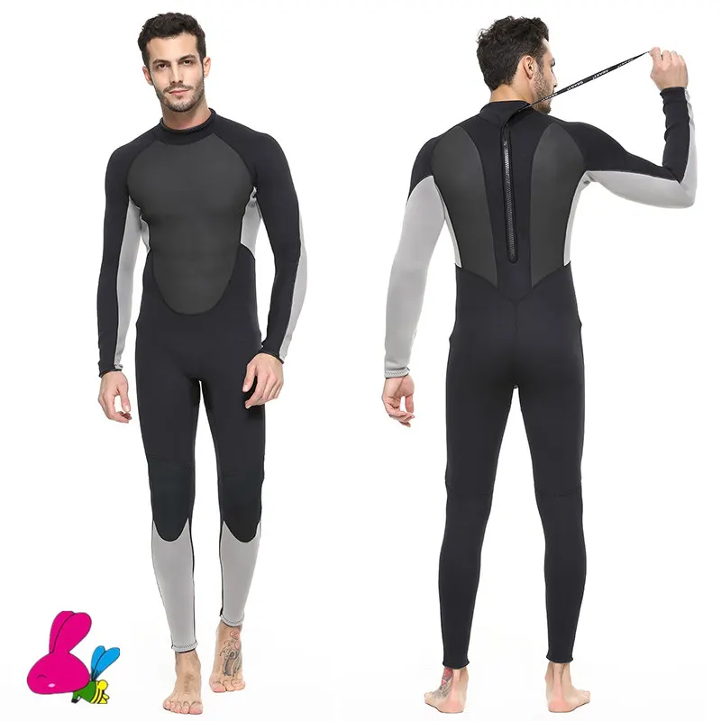 

2019 New Brand Soft Neoprene Dive Wetsuit Men Diving Suit Full Body Jumpsuits Breathable Spearfishing Surfing Swimwear