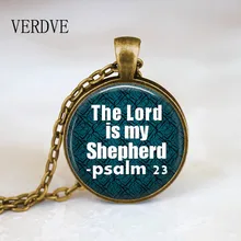 The Lord Is My Shepherd Psalm 23 Bible Verse Necklace Bible Quote Christian Jewelry Women Men Sister BFF Necklaces Gifts my first bible stories the nativity