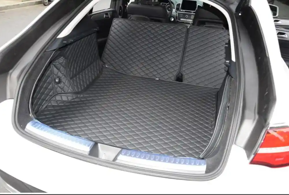 Faser Leder Kofferraum Matte Fur Mercedes Benz Gle320 Gle Coupe Gle400 Gle450 Gle500 Gle350d 2016 2017 2018 C292 Auto Zubehor Chromium Styling Aliexpress