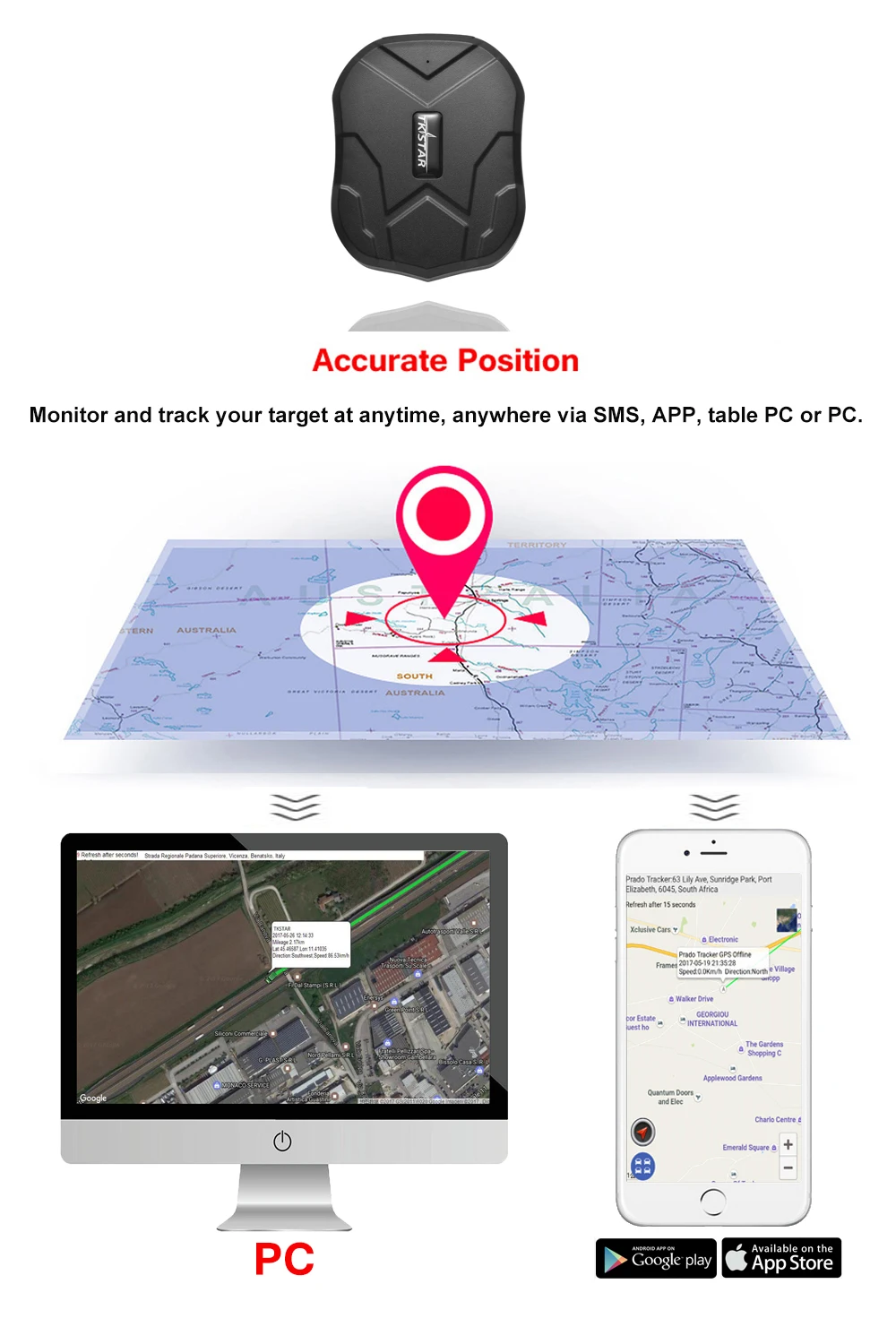 Gps трекер, автомобильный трекер, gps локатор, TK905, TK905B, водонепроницаемый магнит, в режиме ожидания, 60 дней, в режиме реального времени, LBS, позиция, пожизненная