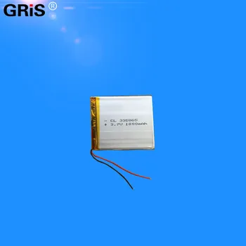 

3.7V polymer lithium battery 1800mAh rechargeable treasure navigation tablet phone built-in battery 335865 Rechargeable Li-ion C