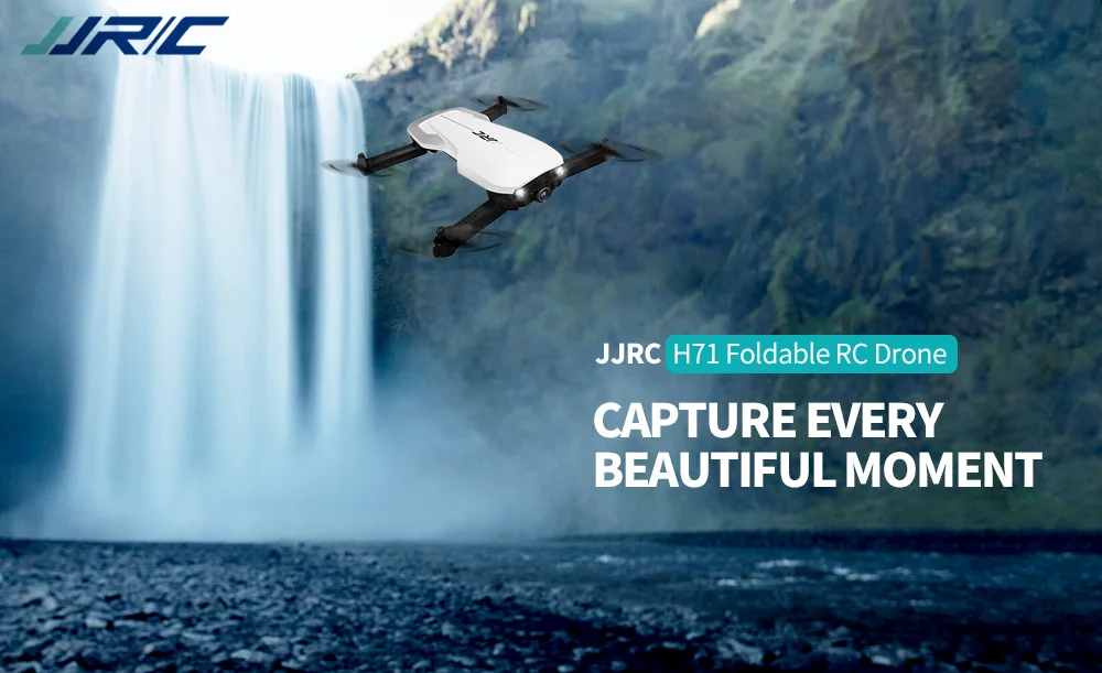 JJRC H71 2,4G складной Радиоуправляемый Дрон с безголовым режимом 1080P WiFi в реальном времени аэрофотосъемка дистанционное управление RC вертолеты подарки