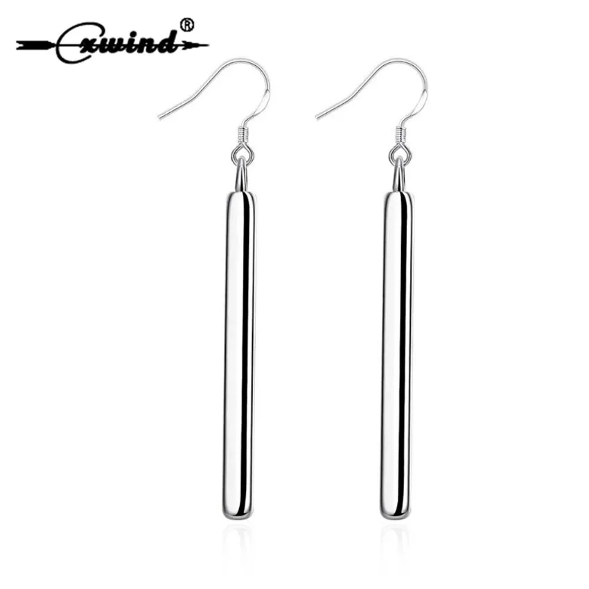 

Cxwind Punk Simple Style Earring Lightning Long Exaggerated Square Geometric Stick Drop Dangle Earring For Women Jewelry