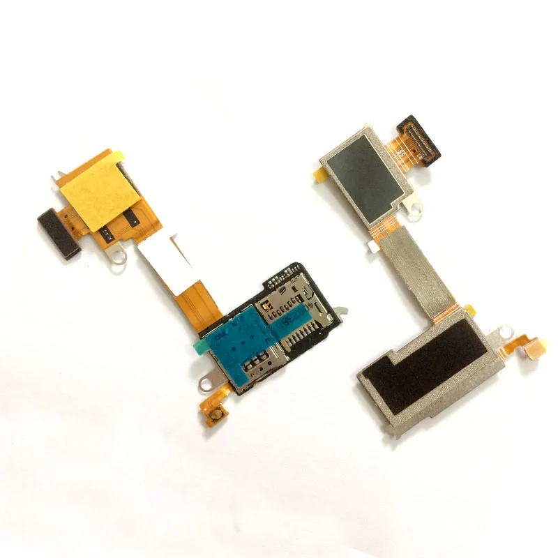 Для sony Xperia M2 Aqua D2303 D2305 D2306 S50H S50T SIM безопасный цифровой слот для карты памяти лоток считывающего устройства Держатель гибкий кабель New625
