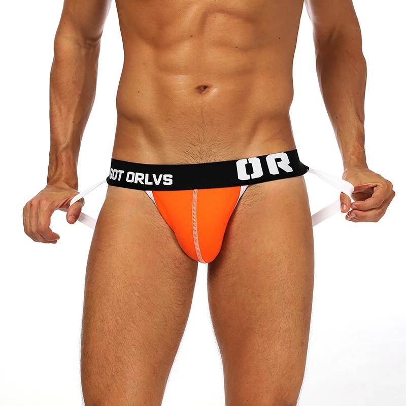 2019 Мужское нижнее белье с веселыми рисунками jockstrap сексуальные Tanga Hombre модные