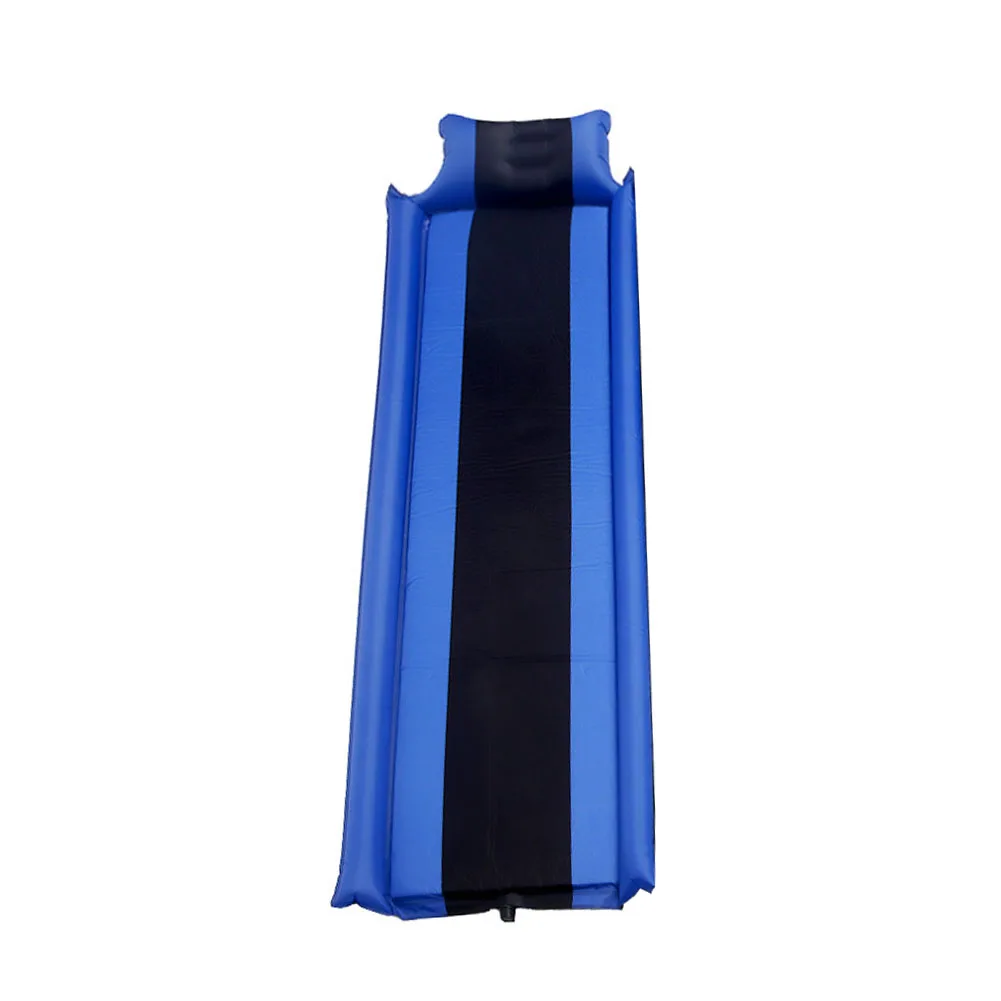 

Camping Mat Lightweight Self Inflatable Hiking Outdoor Sponge Single Person Folding With Pillow Moistureproof Sleeping Pad