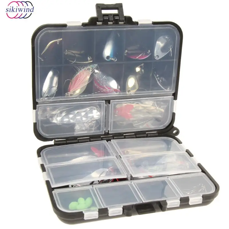 

Sikiwind Find 37Pcs/Set Metal Spoon Fishing Lure Kits Spinning fishing lures Box Fishing Tackle Fishing Tool Supplies