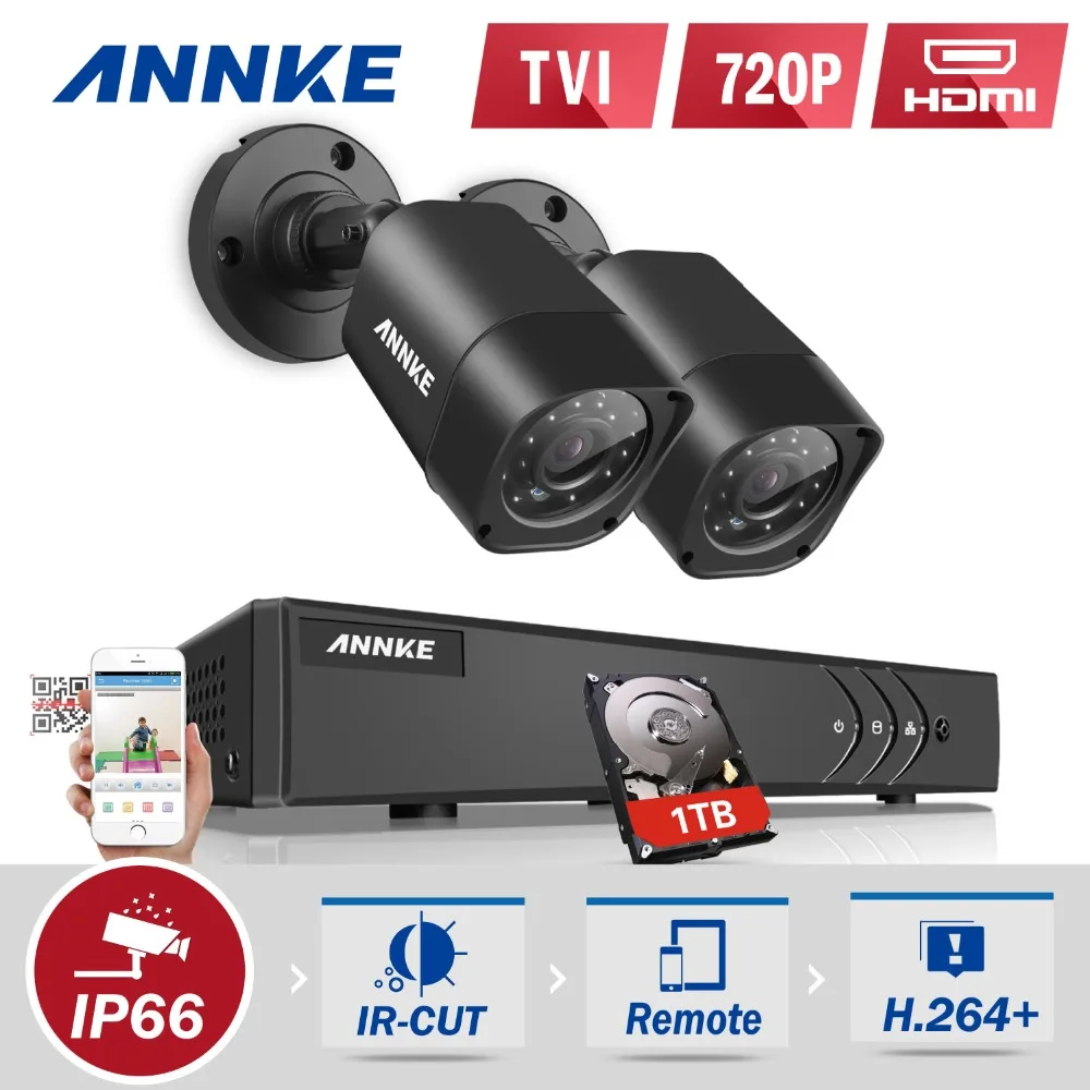 bilder für ANNKE 4CH Volle HD 1080N 4IN1 DVR Cctv-kamera-system 720 P TVI Überwachungskameras p2p Freien Wasserdichte Surveillance kit 1 TB HDD bilder für ANNKE 4CH Volle HD 1080N 4IN1 DVR Cctv-kamera-system 720 P TVI Überwachungskameras p2p Freien Wasserdichte Surveillance kit 1 TB HDD