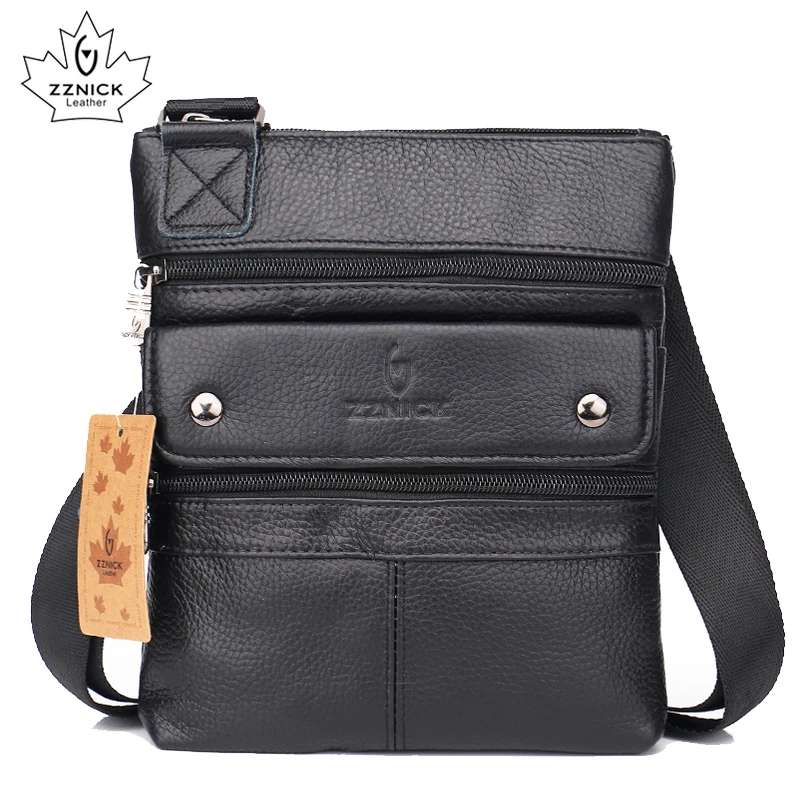 

2018 Fashion Genuine Leather men bags male cowhide flap bag Shoulder Crossbody bags Handbags Messenger small men Leather bag