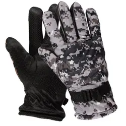 3 цвета Зимние камуфляжные перчатки для езды лыжные зимние перчатки практичные Нескользящие