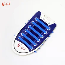 Suit 1-50 Sets Men Solid Dark Blue Arrow-shaped Creative Flexible Silicone Lazy Creative No Tie Shoelaces Elastic Silicone Laces