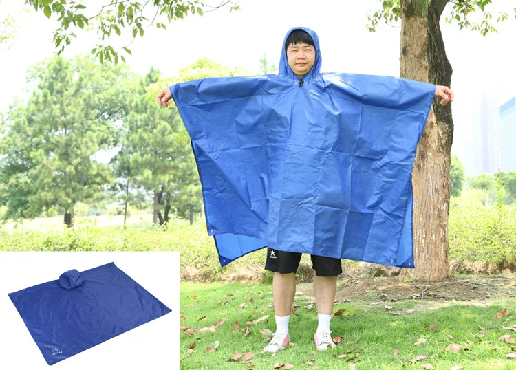 

Aotu 2.2*1.45M functional Canopy Cloth Camping Mat Blanket Cushion Pad raincoatpicnic mat for Camping Hiking