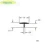 yinglucky 32.8 ft 10m Length 16mm /19mm Width Plastic T-Molding T Molding For Arcade MAME Game Machine Cabinet Chrome/ Black