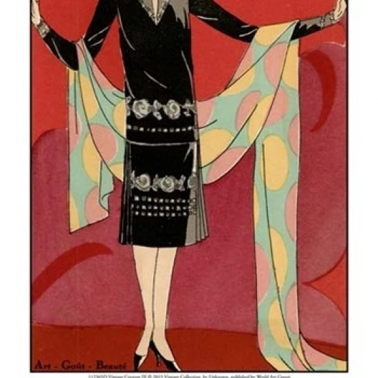 Vintage Couture IX Poster Print (13 x 19)