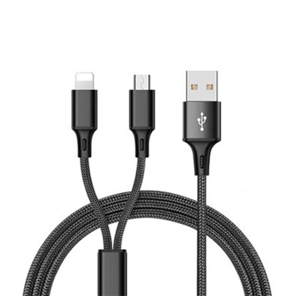 NOHON 2 в 1 быстрый микро USB кабель для зарядки Iphone X 8 7 6 Samsung Galaxy S7 S6 мобильный телефон