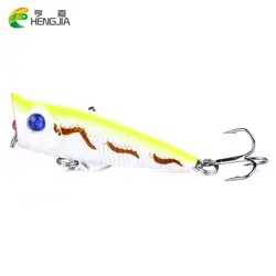 HENGJIA 5 см/4,9 г Isca искусственный Поппер Crankbait рыболовные приманки поплавок пластик Карп Рыбалка Pesca