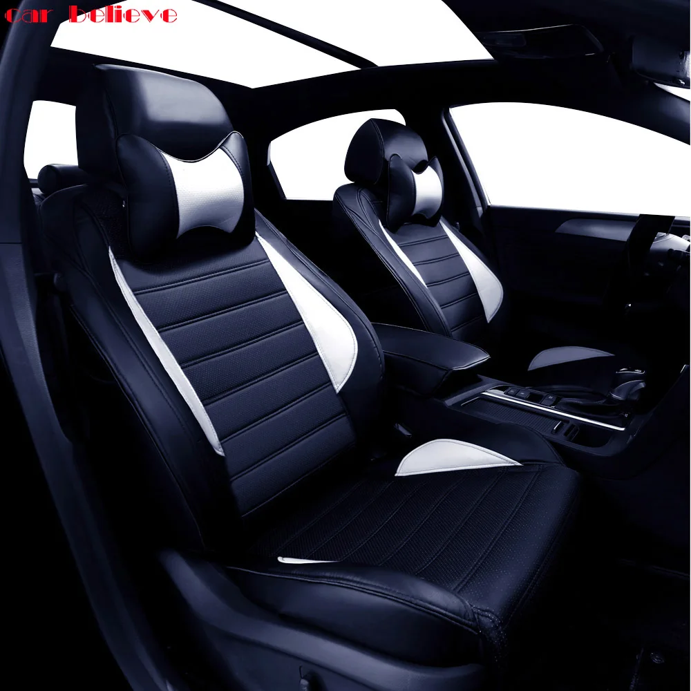 Car Believe Auto automobiles leather car seat cover For Mitsubishi Lancer 10 Outlander 2017