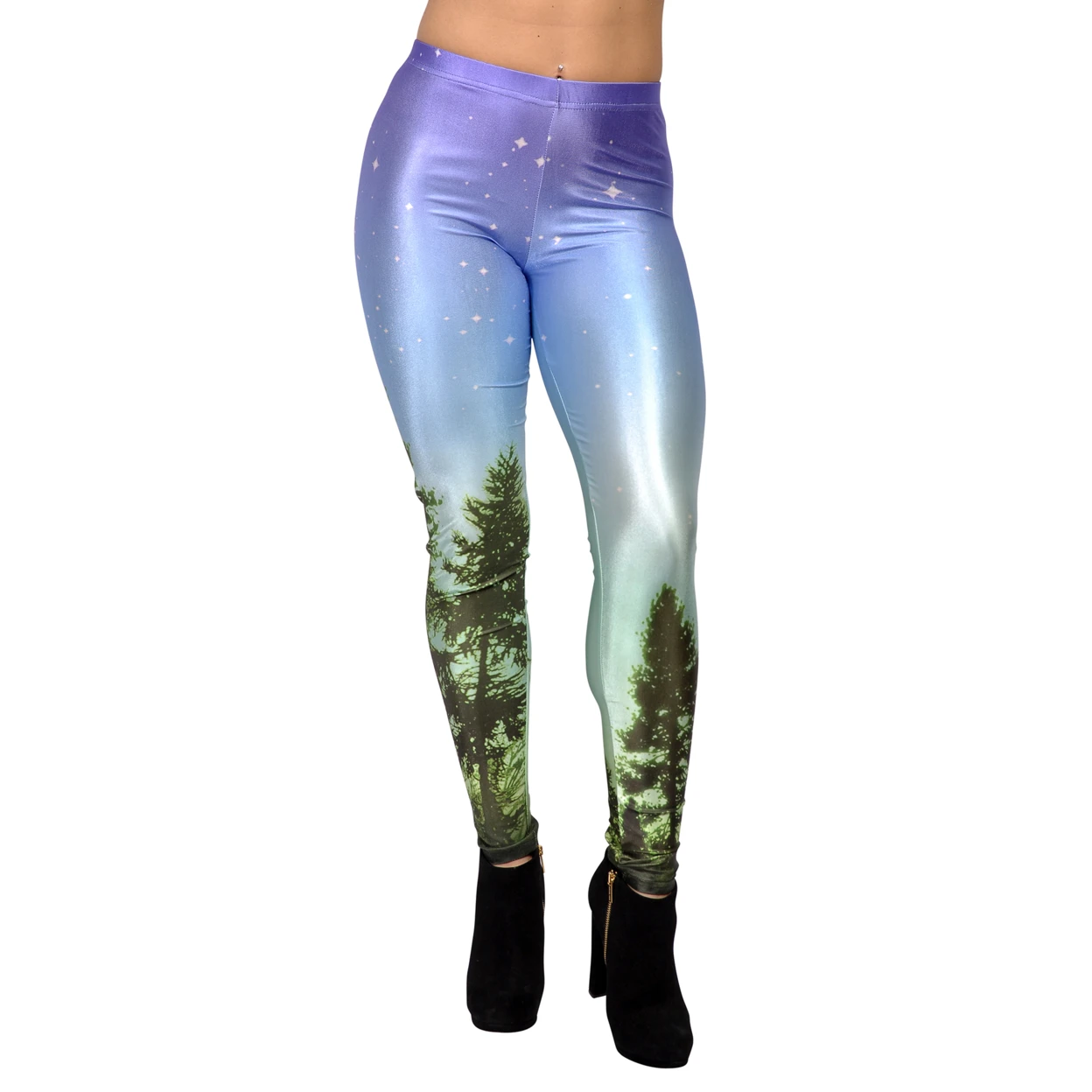 Women's Aurora Sky Leggings 2XL (3)