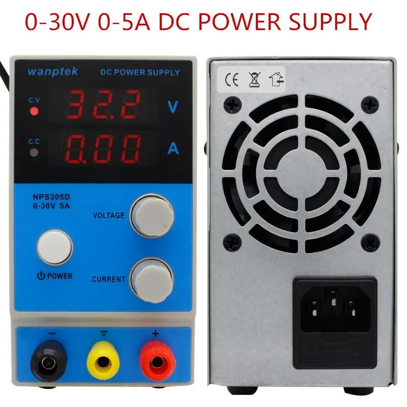 

30V 5A Voltage Regulators NPS305D Adjustable Digital Display DC Power Supply Switch Laboratory 0.1V 0.01A Power Supply