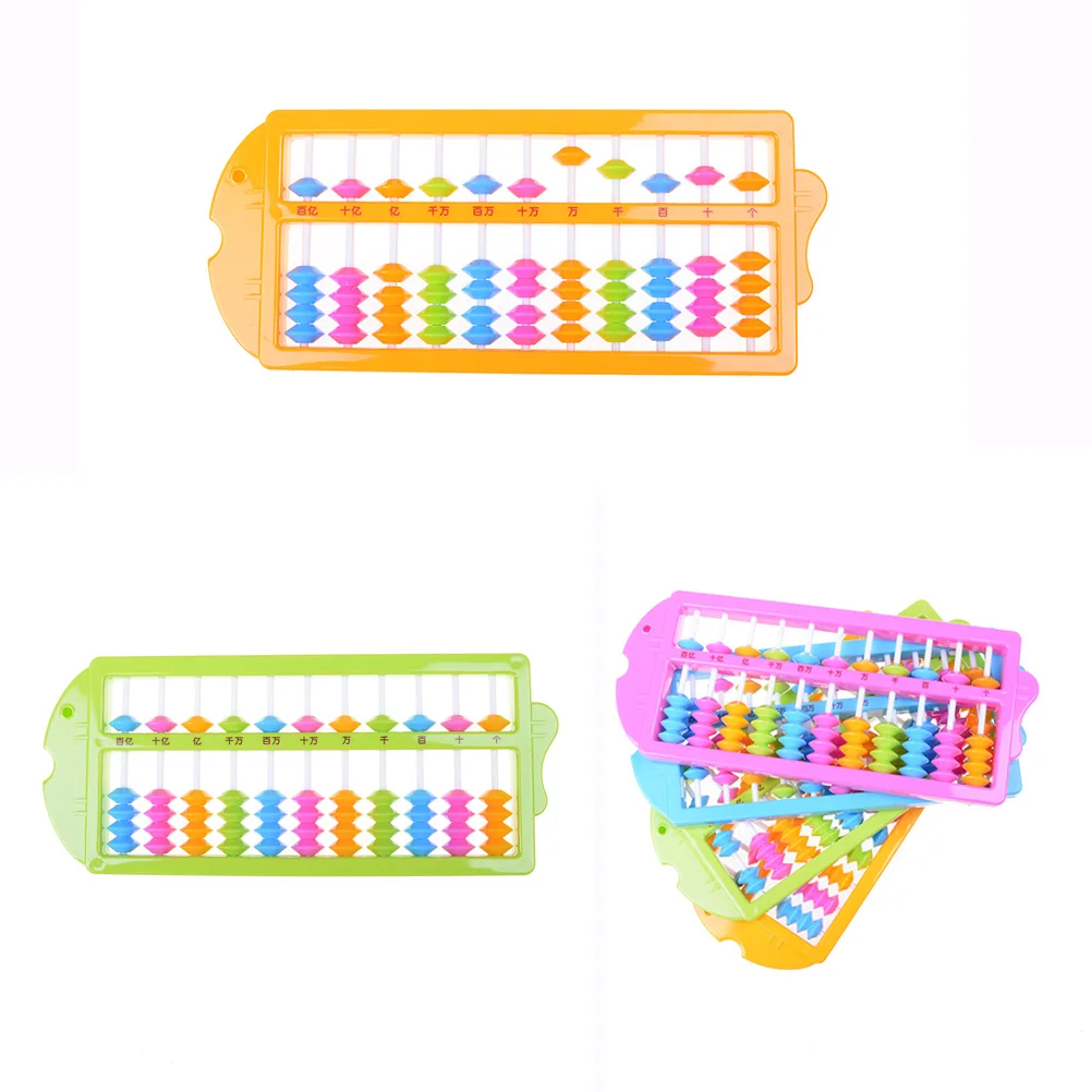 

New 11 Rods Abacus Soroban Beads Column Kid School Learning Aid Tool Math Business Chinese Traditional abacus Educational toys