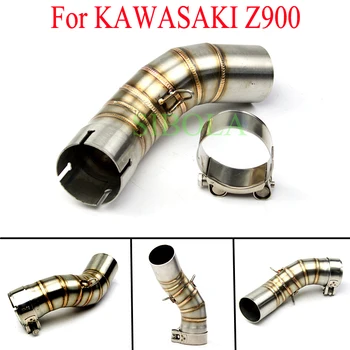 

For Kawasaki Z900 Motorcycle Exhaust Muffler Tube Parts Link Connect Pipe Slip On for Z900 2017 2018 17 18 Z900 A2 2018 Years