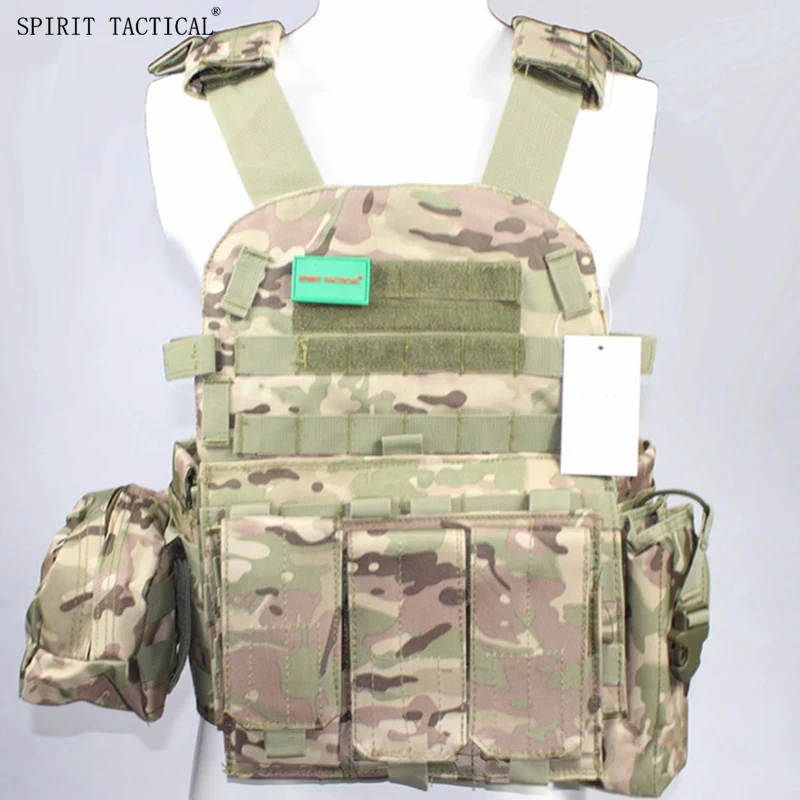 LBT6094A Style Vest Body Armor With Pouches Airsoft Paintball Military