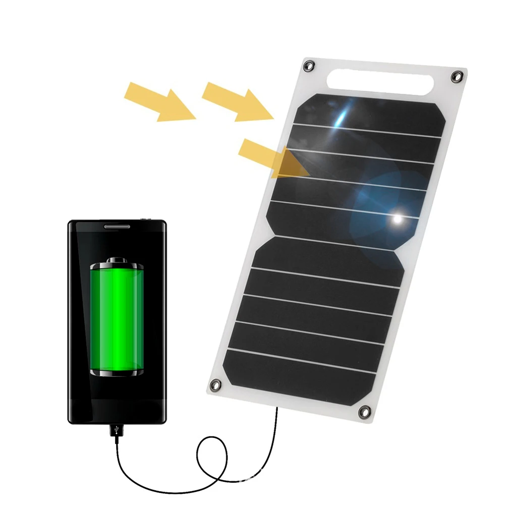 

Solar Power Charging Charger Panel USB for Mobile Smart Phone 5V 10W