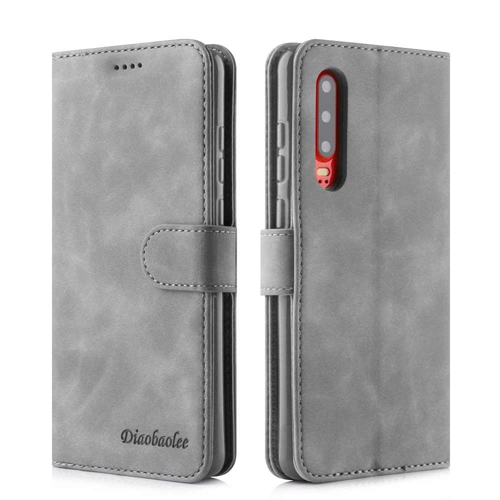 Soft Matte Flip Leather Case for Huawei P30 P20 Mate 20 Nova 5 Pro Lite 5i P Smart Plus Honor 20 20i 10 Lite Wallet Cover