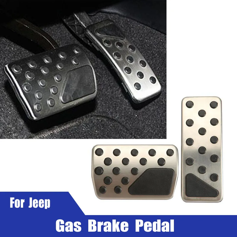 Buy 2pcs/set Gas Brake Pedal Fit For Jeep Grand