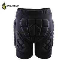 WOSAWE Black Short Protective Hip Butt Pad Ski Skate Snowboard skating skiing protection drop resistance roller padded Shorts