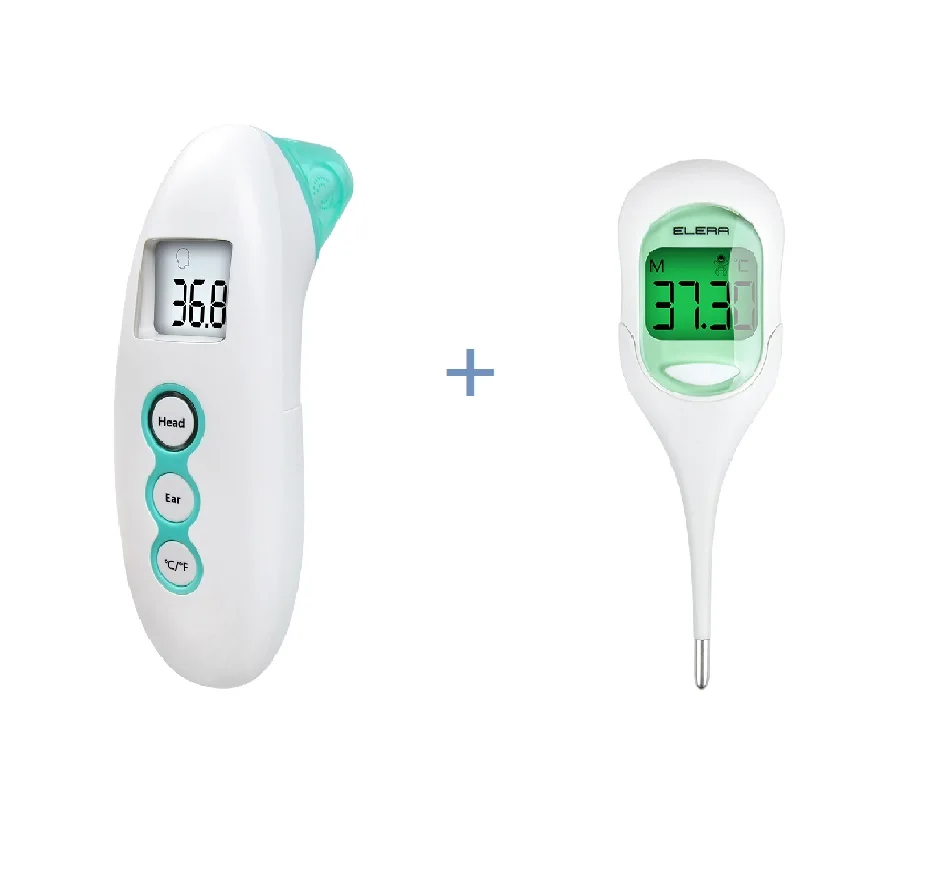 

Baby Digital Thermometer Non-Contact Infrared Body Thermometer for Children Forehead Ear Measurement with Fever Alarm Termometro