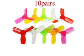 

10Pairs 2345 58mm Propeller 3 Blades Prop CW CCW Propellers 1.5mm Hole Paddle for EMAX BabyHawk RC Inner FPV Drone Spare Parts