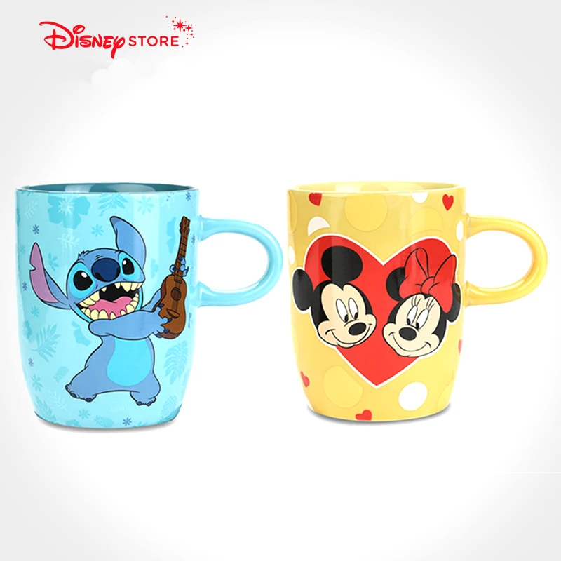 

Disney Fashion Stitch Micky Minnie Cup 2018 New Ceramic Cup