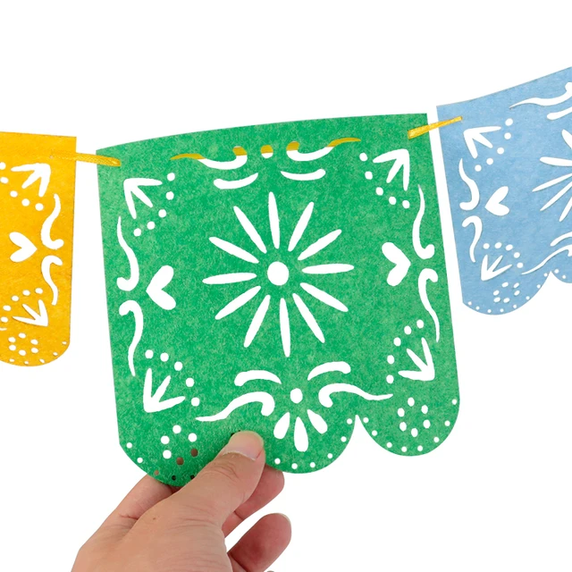 Cevent 1set Mexican Banner For Wedding Party Decoration Garland Flag Banner Party Decoration Paper Banner Party Supplies