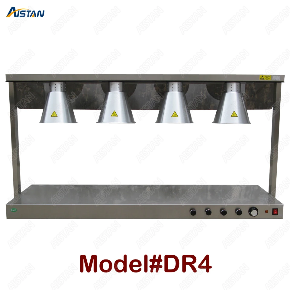 DR3/DR4 electric counter top food warmer heating lamp for buffet and restaurant